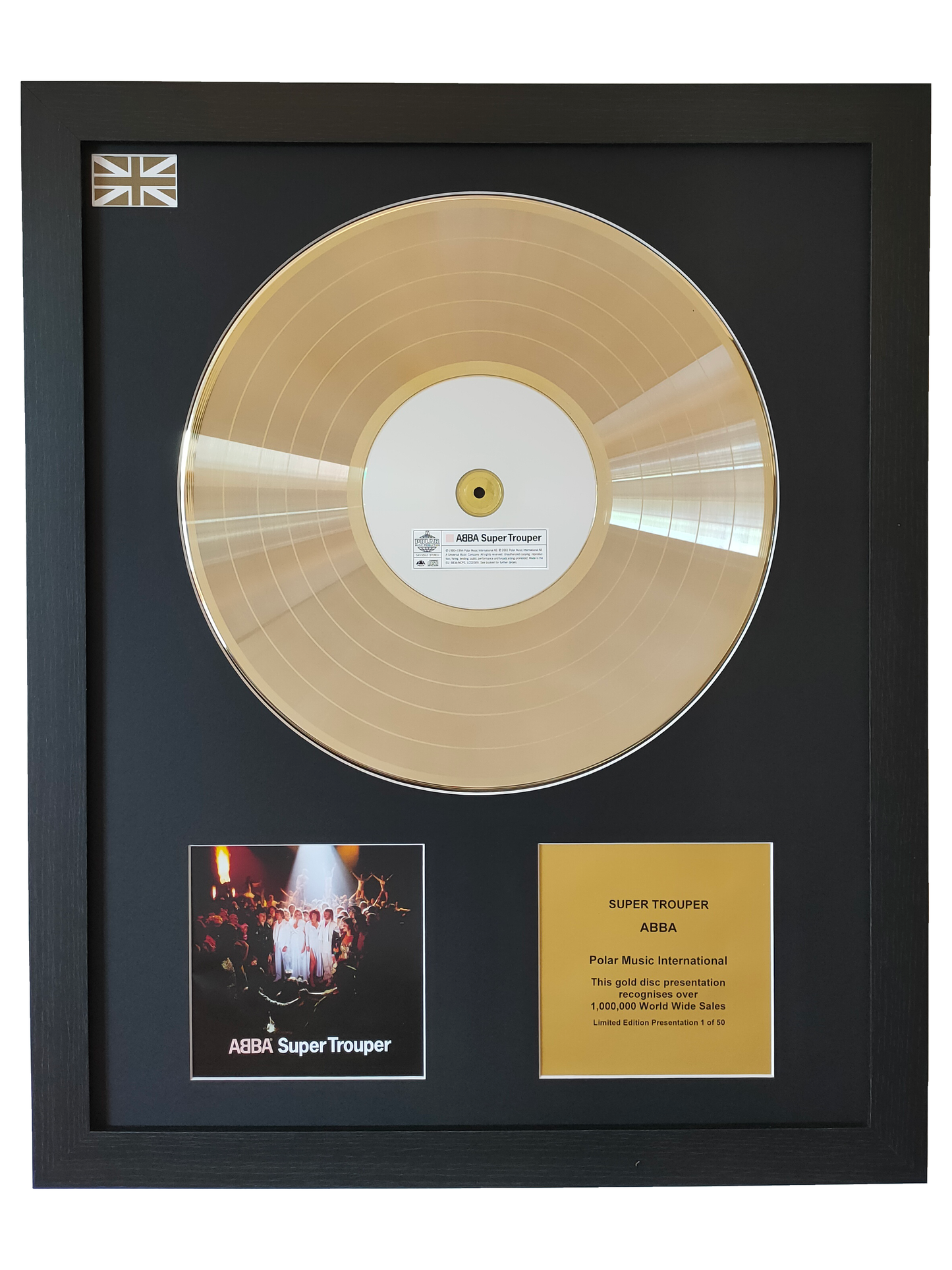 ABBA - Super Trouper | Gold Record & CD Presentation