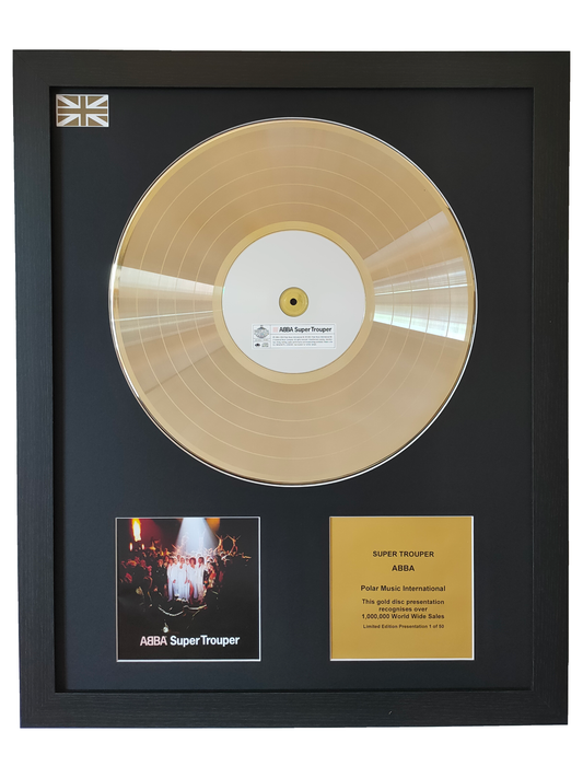 ABBA - Super Trouper | Gold Record & CD Presentation