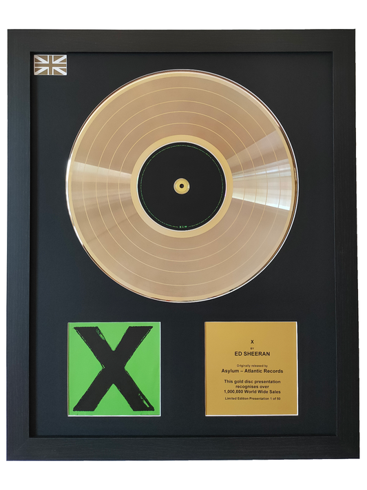 ED SHEERAN - × | Gold Record & CD Presentation