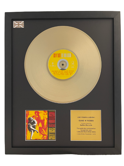 GUNS N’ ROSES - Use Your Illusion 1 | Gold Record & CD Presentation