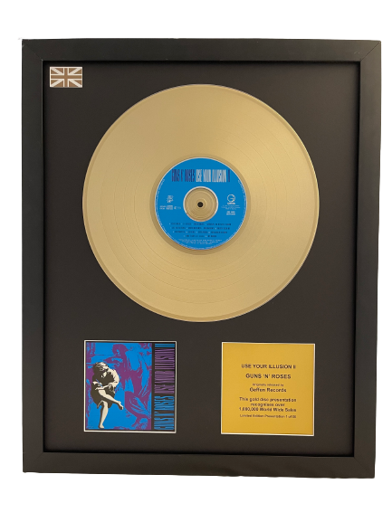 GUNS N’ ROSES - Use Your Illusion 2 | Gold Record & CD Presentation