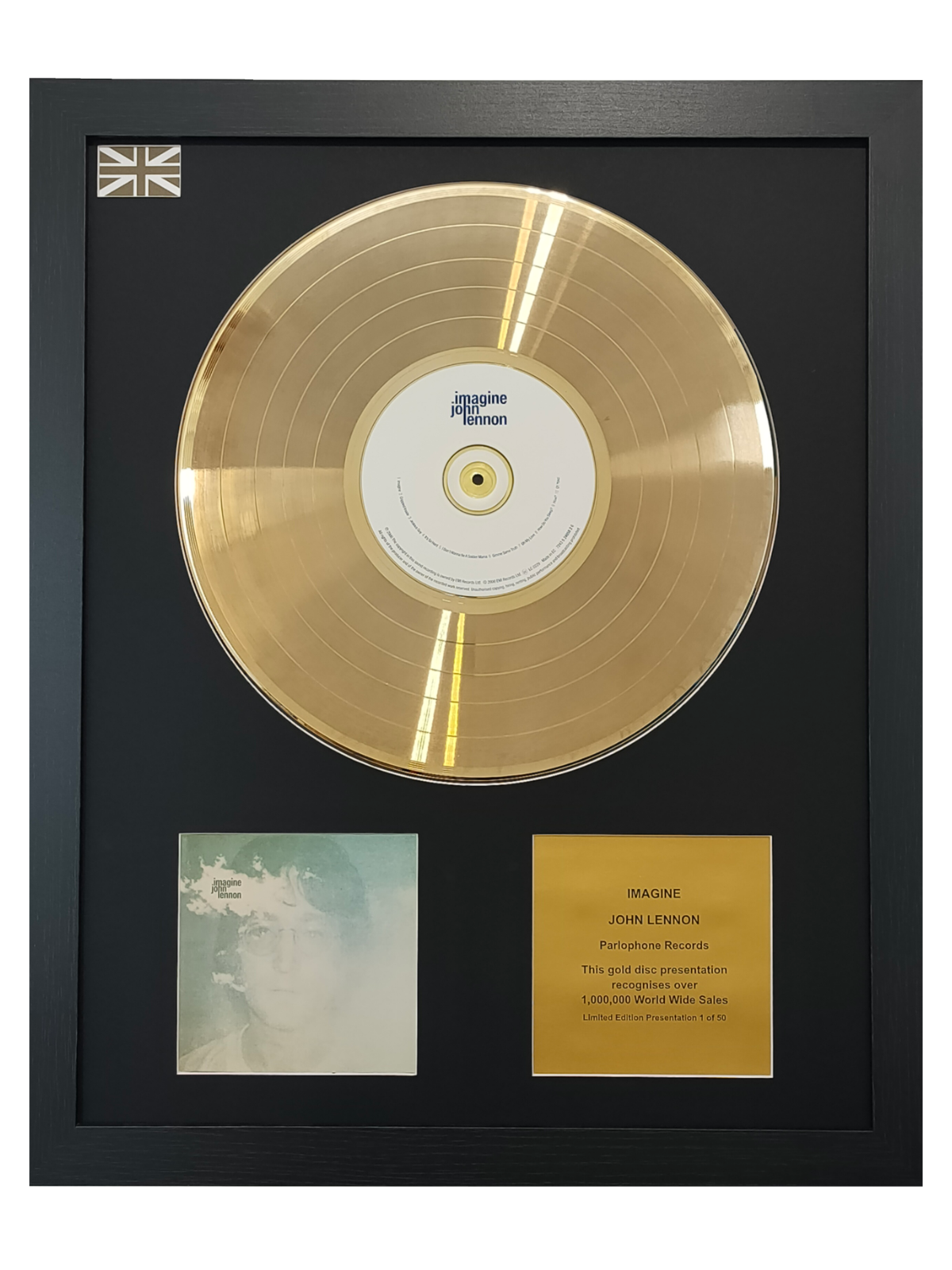Gold Record & CD Presentation | Imagine by John Lennon | Order