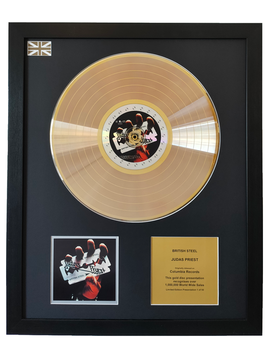 JUDAS PRIEST- British Steel | Gold Record & CD Presentation