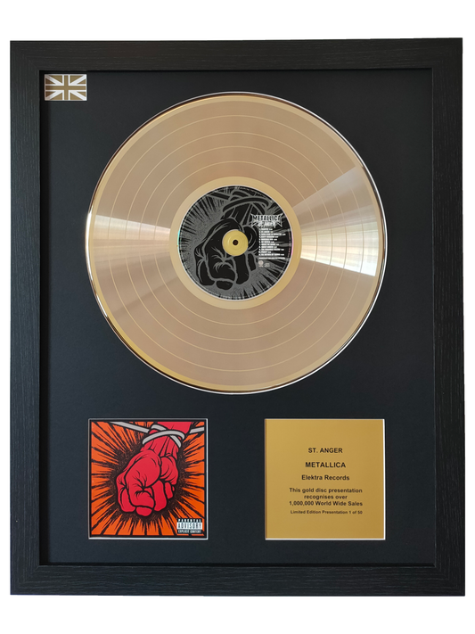 METALLICA - St. Anger | Gold Record & CD Presentation