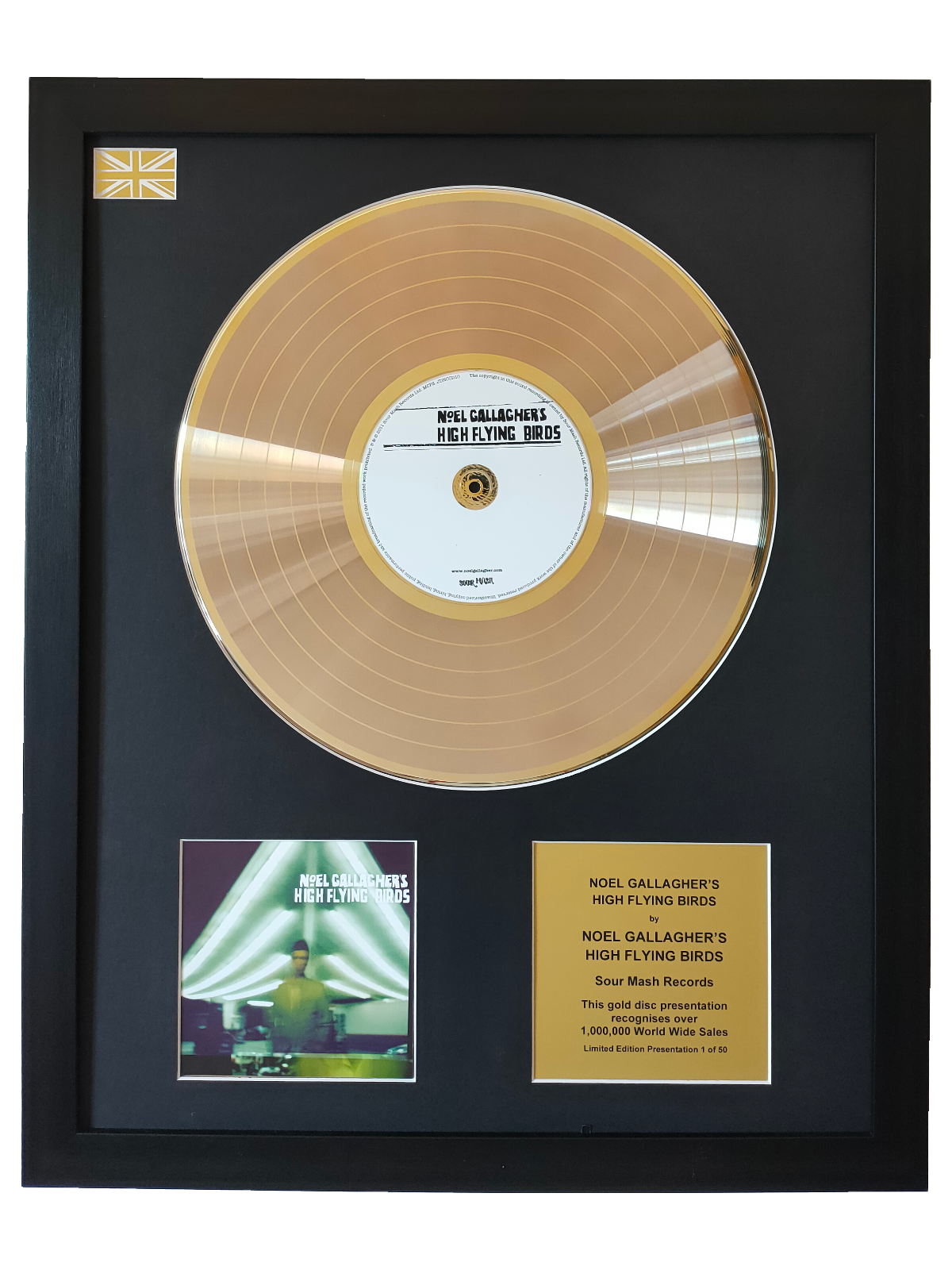 NOEL GALLAGHER'S HIGH FLYING BIRDS - Noel Gallagher's High Flying Birds | Gold Record & CD Presentation