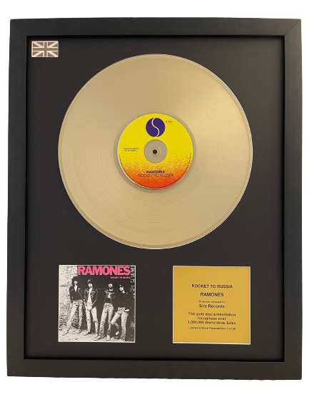 RAMONES – Rocket To Russia | Gold Record & CD Presentation