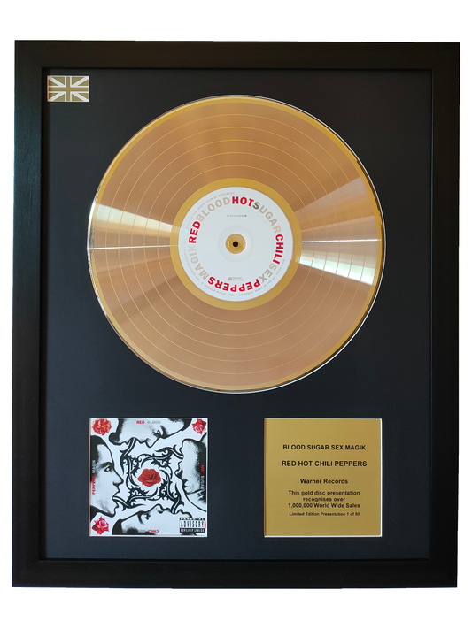 RED HOT CHILI PEPPERS - Blood Sugar Sex Magik | Gold Record & CD Presentation