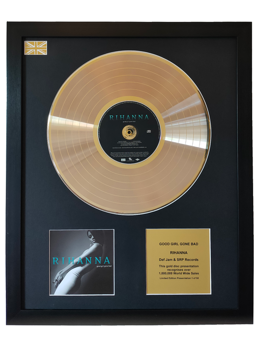 RIHANNA - Good Girl Gone Bad | Gold Record & CD Presentation