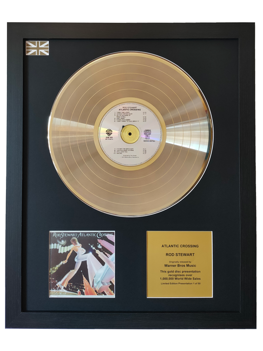 ROD STEWART - Atlantic Crossing | Gold Record & CD Presentation