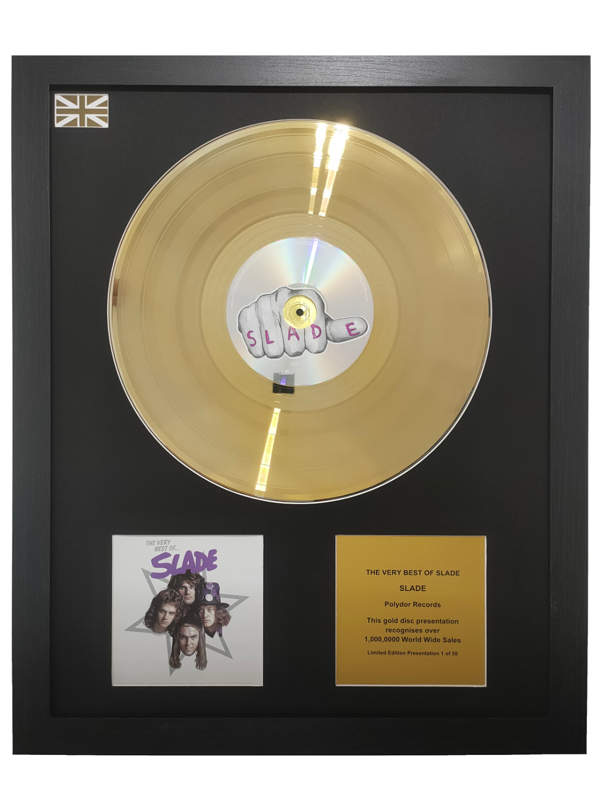 SLADE - The Very Best Of Slade | Gold Record & CD Presentation