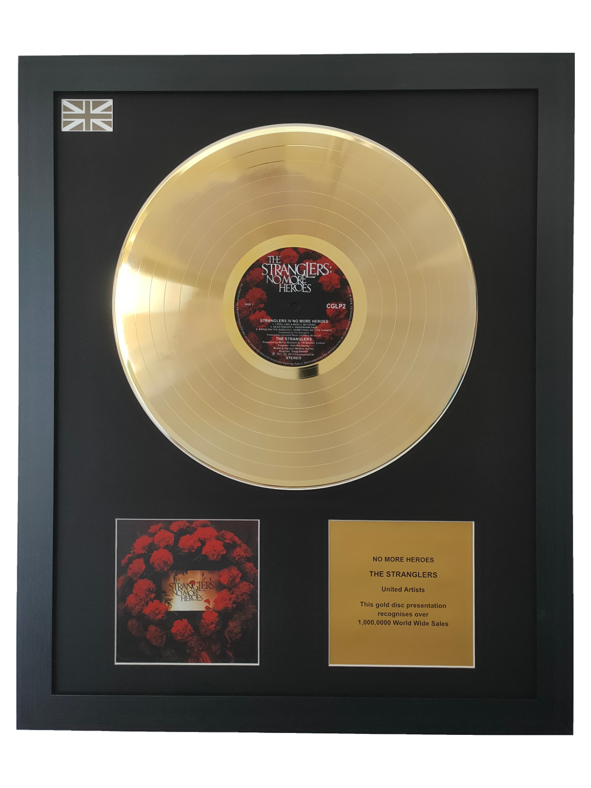 The Stranglers - No More Heroes Special Edition Gold Record Presentation