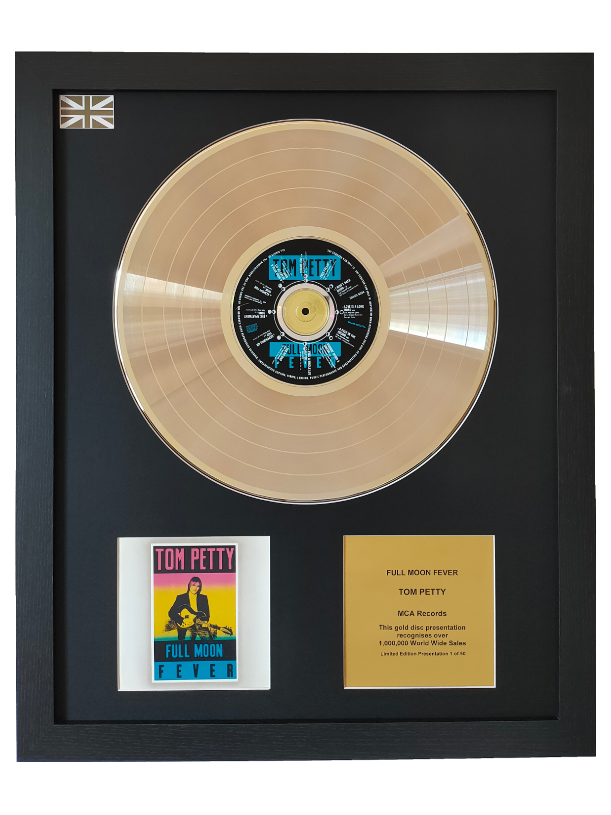 TOM PETTY - Full Moon Fever | Gold Record & CD Presentation