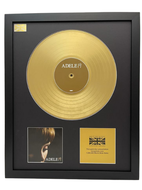 Gold Record & CD Presentations  19 by Adele – The Gold Record Company