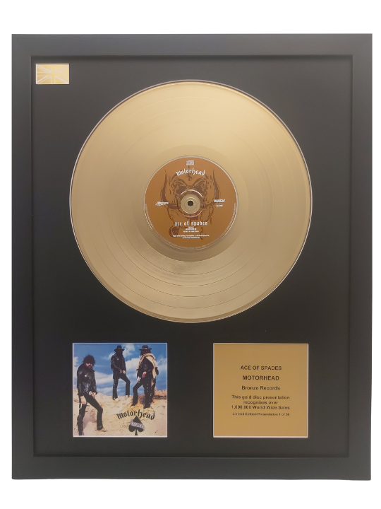 MOTÖRHEAD - Ace of Spades | Gold Record & CD Presentation