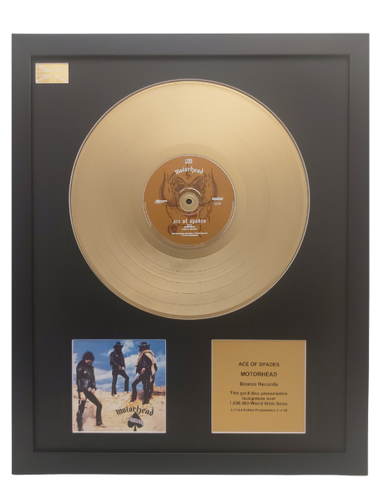 MOTÖRHEAD - Ace of Spades | Gold Record & CD Presentation
