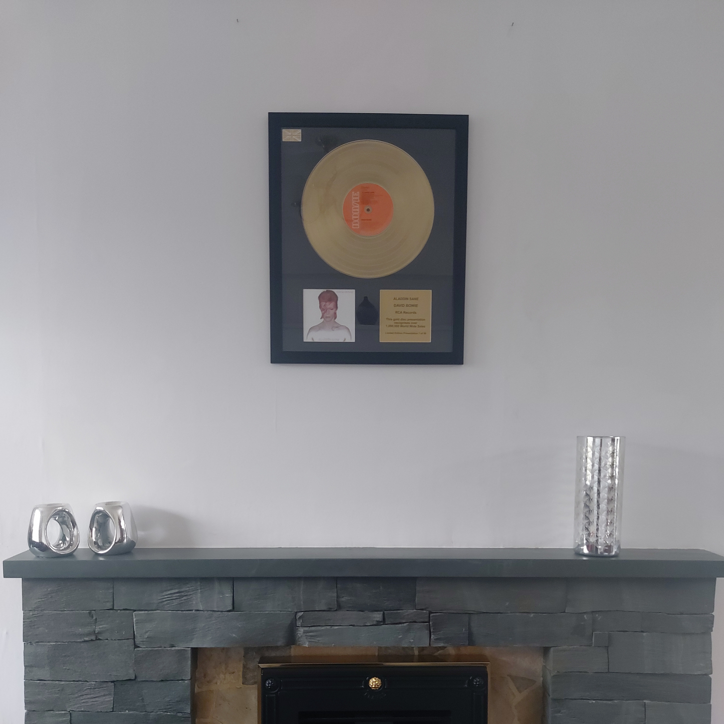 DAVID BOWIE - Aladdin Sane | Gold Record & CD Presentation