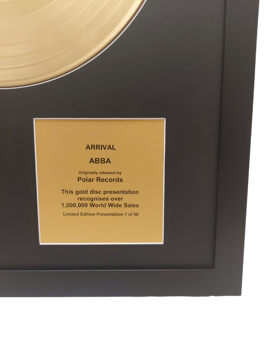 ABBA - Arrival | Gold Record & CD Presentation