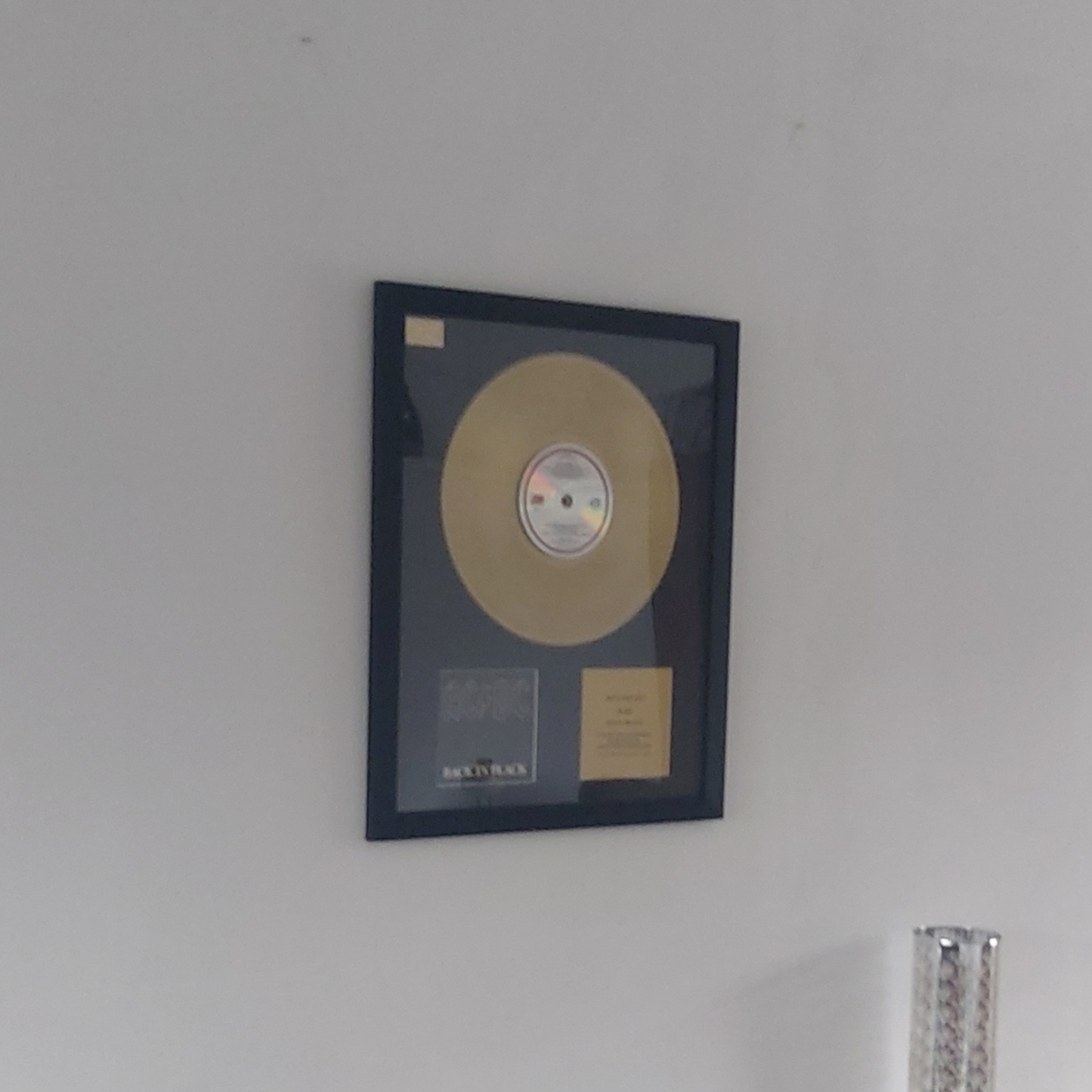 AC/DC - Back in Black | Gold Record & CD Presentation