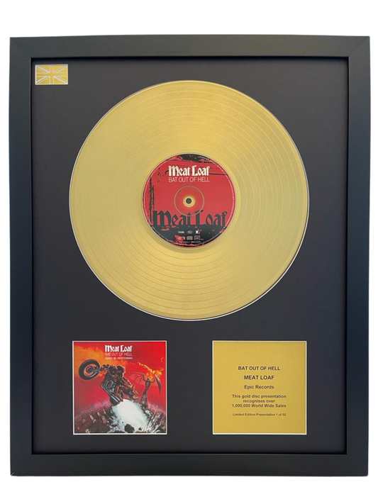 MEAT LOAF - Bat Out Of Hell | Gold Record & CD Presentation