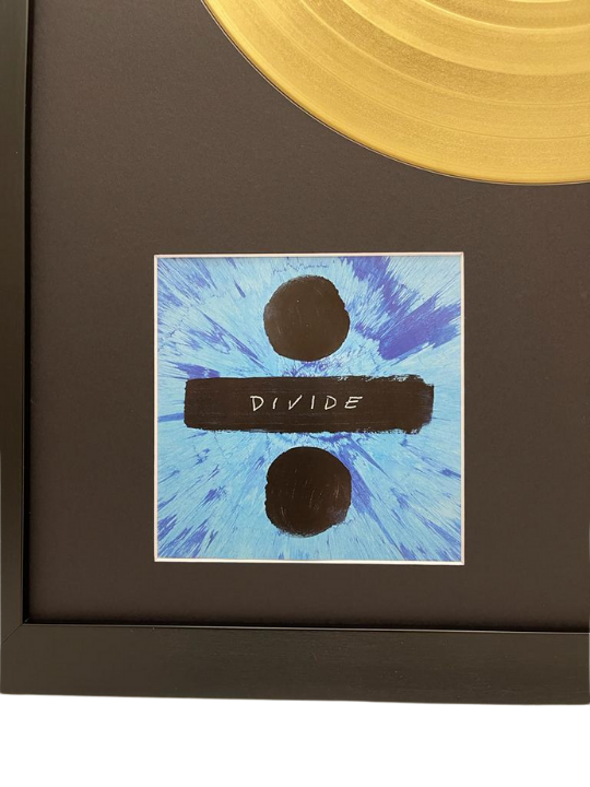 ED SHEERAN - Divide | Gold Record & CD Presentation
