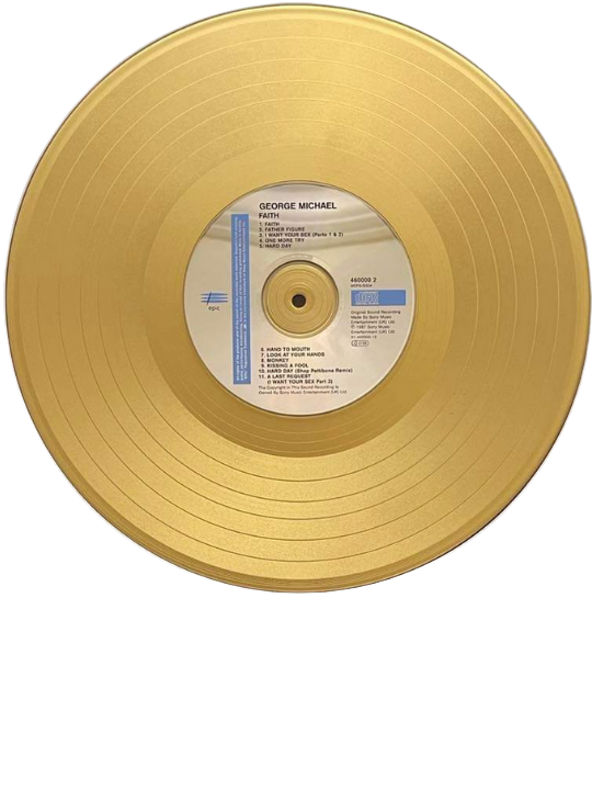 GEORGE MICHAEL - Faith | Gold Record & CD Presentation