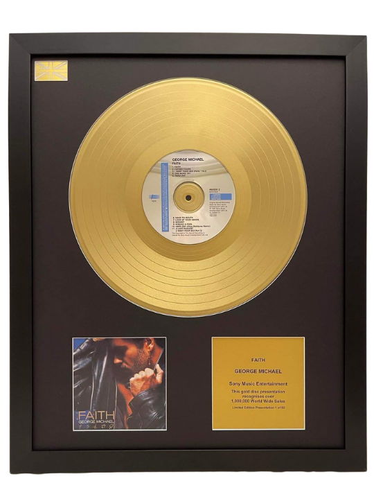 GEORGE MICHAEL - Faith | Gold Record & CD Presentation