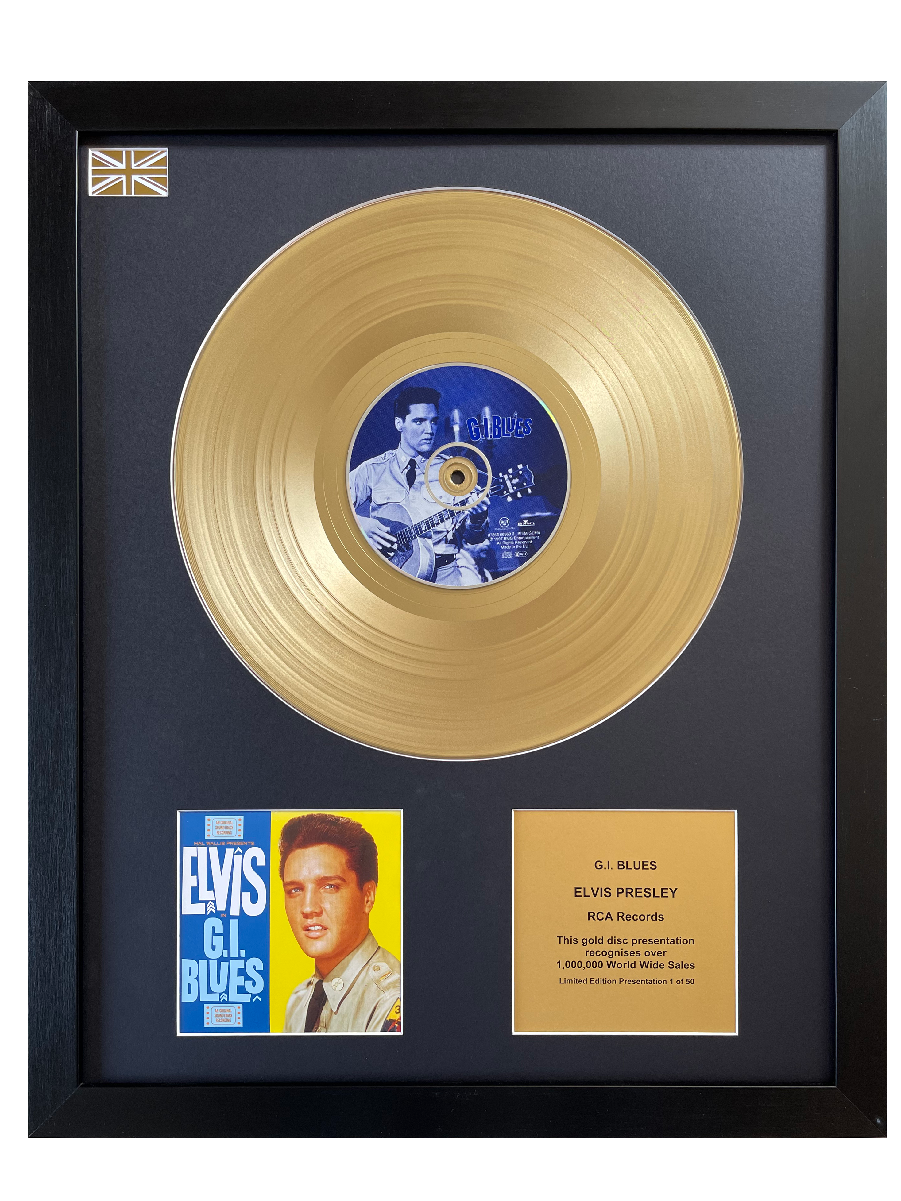 Gold Record CD Presentation G.I. Blues by Elvis Free