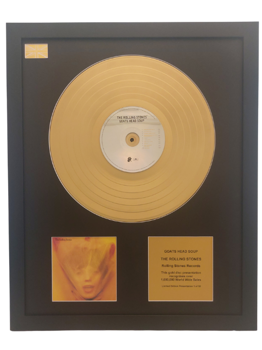 THE ROLLING STONES - Goats Head Soup | Gold Record & CD Presentation