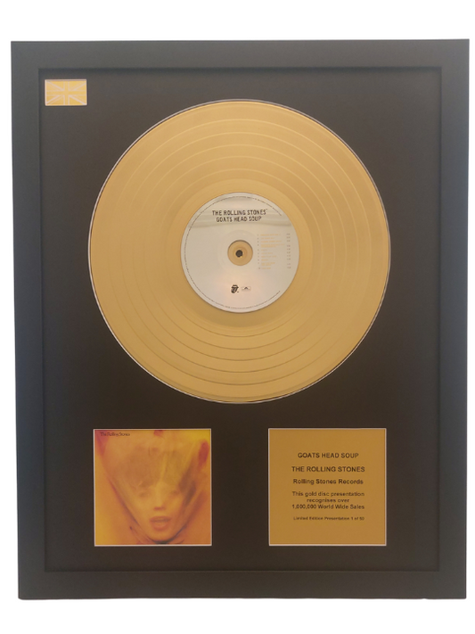 THE ROLLING STONES - Goats Head Soup | Gold Record & CD Presentation