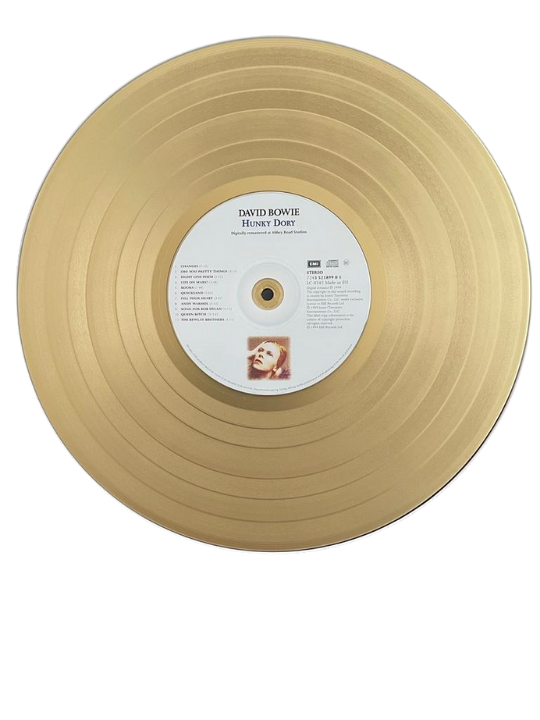 DAVID BOWIE - Hunky Dory | Gold Record & CD Presentation