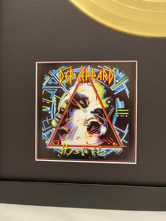 DEF LEPPARD - Hysteria | Gold Record & CD Presentation