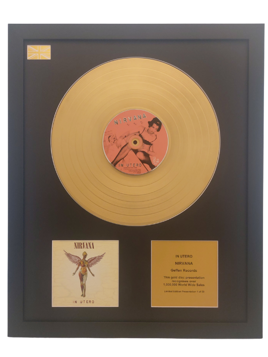NIRVANA - In Utero | Gold Record & CD Presentation