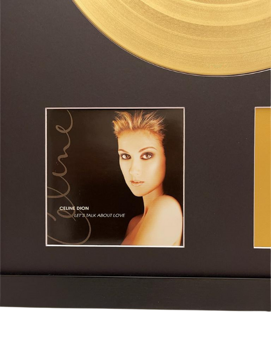CELINE DION - Let's Talk About Love | Gold Record & CD Presentation