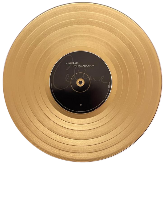 CELINE DION - Let's Talk About Love | Gold Record & CD Presentation