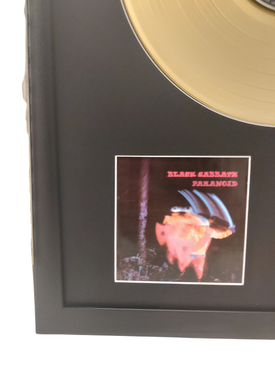BLACK SABBATH - Paranoid | Gold Record & CD Presentation