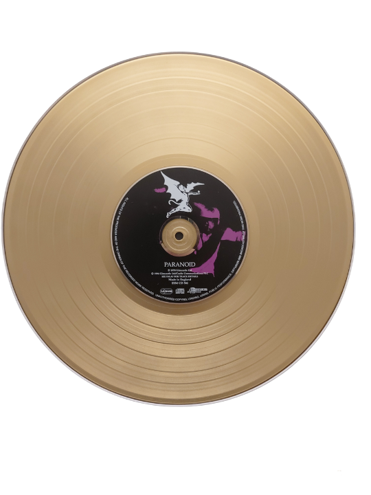 BLACK SABBATH - Paranoid | Gold Record & CD Presentation
