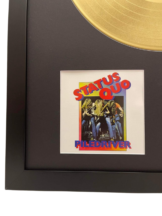 STATUS QUO - Piledriver | Gold Record & CD Presentation