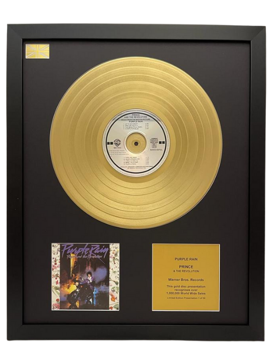 PRINCE - Purple Rain | Gold Record & CD Presentation
