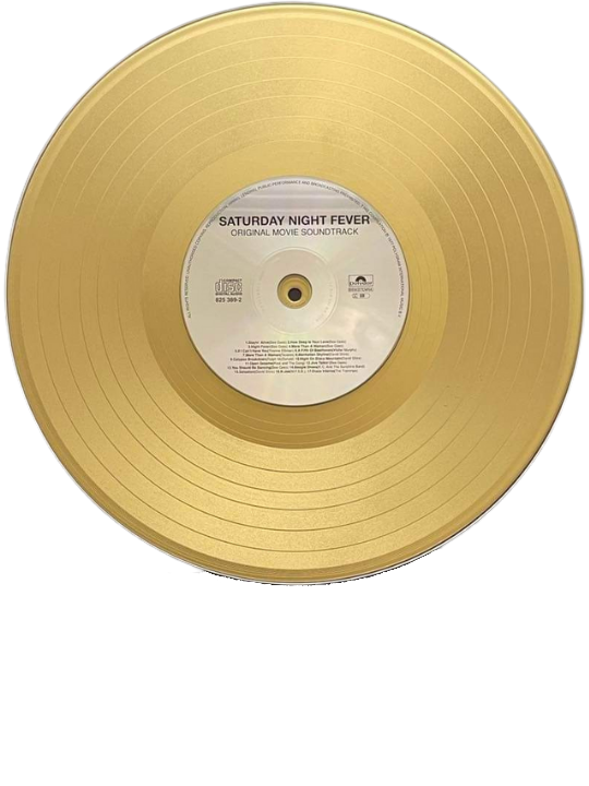 BEE GEES - Saturday Night Fever | Gold Record & CD Presentation