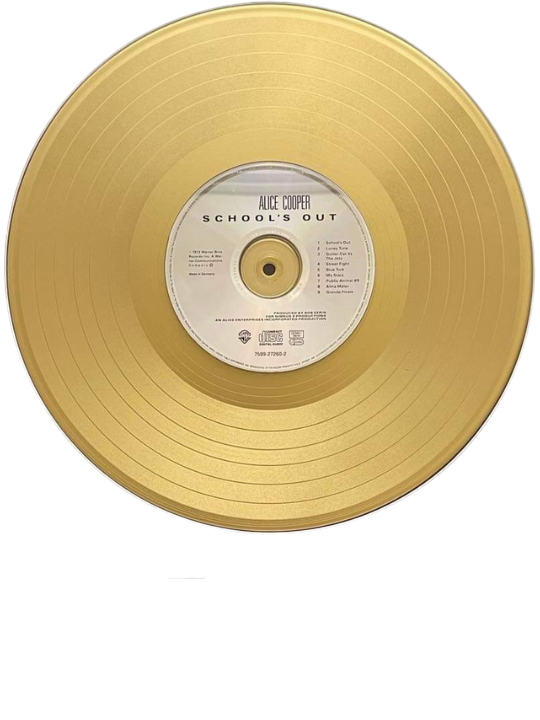 ALICE COOPER - School's Out | Gold Record & CD Presentation