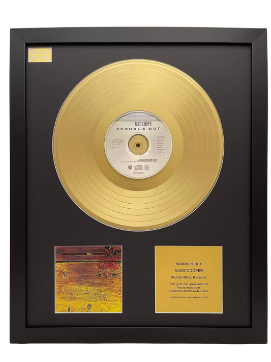 ALICE COOPER - School's Out | Gold Record & CD Presentation