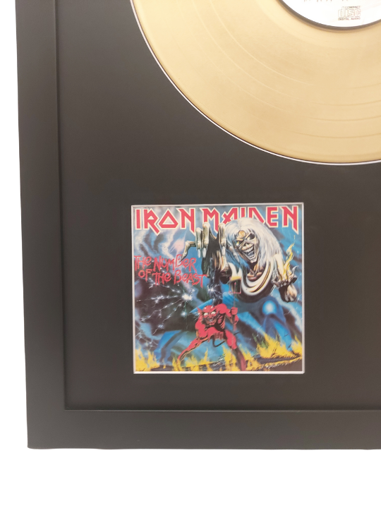 IRON MAIDEN - The Number Of The Beast | Gold Record & CD Presentation
