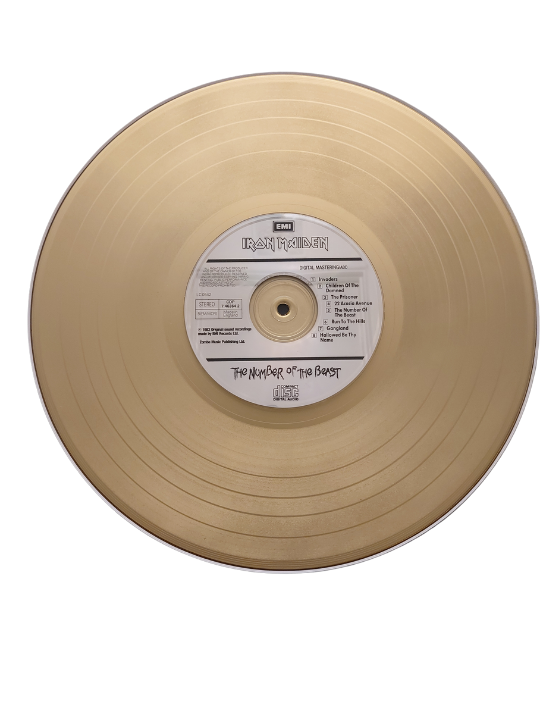 IRON MAIDEN - The Number Of The Beast | Gold Record & CD Presentation