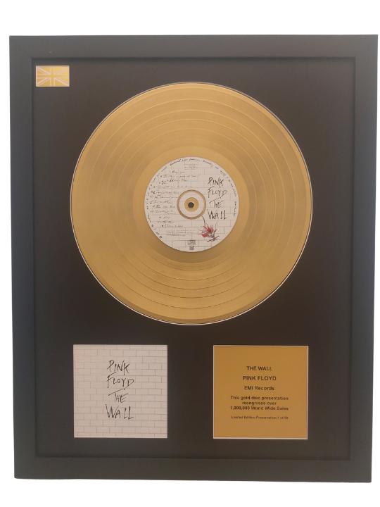 Gold Record & CD Presentation, The Wall by Pink Floyd