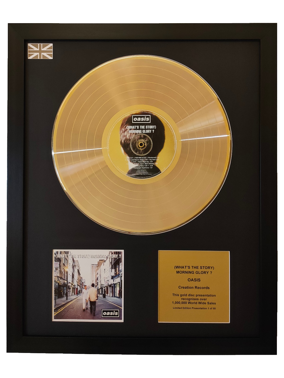 OASIS - (What's The Story) Morning Glory? | Gold Record & CD Presentation