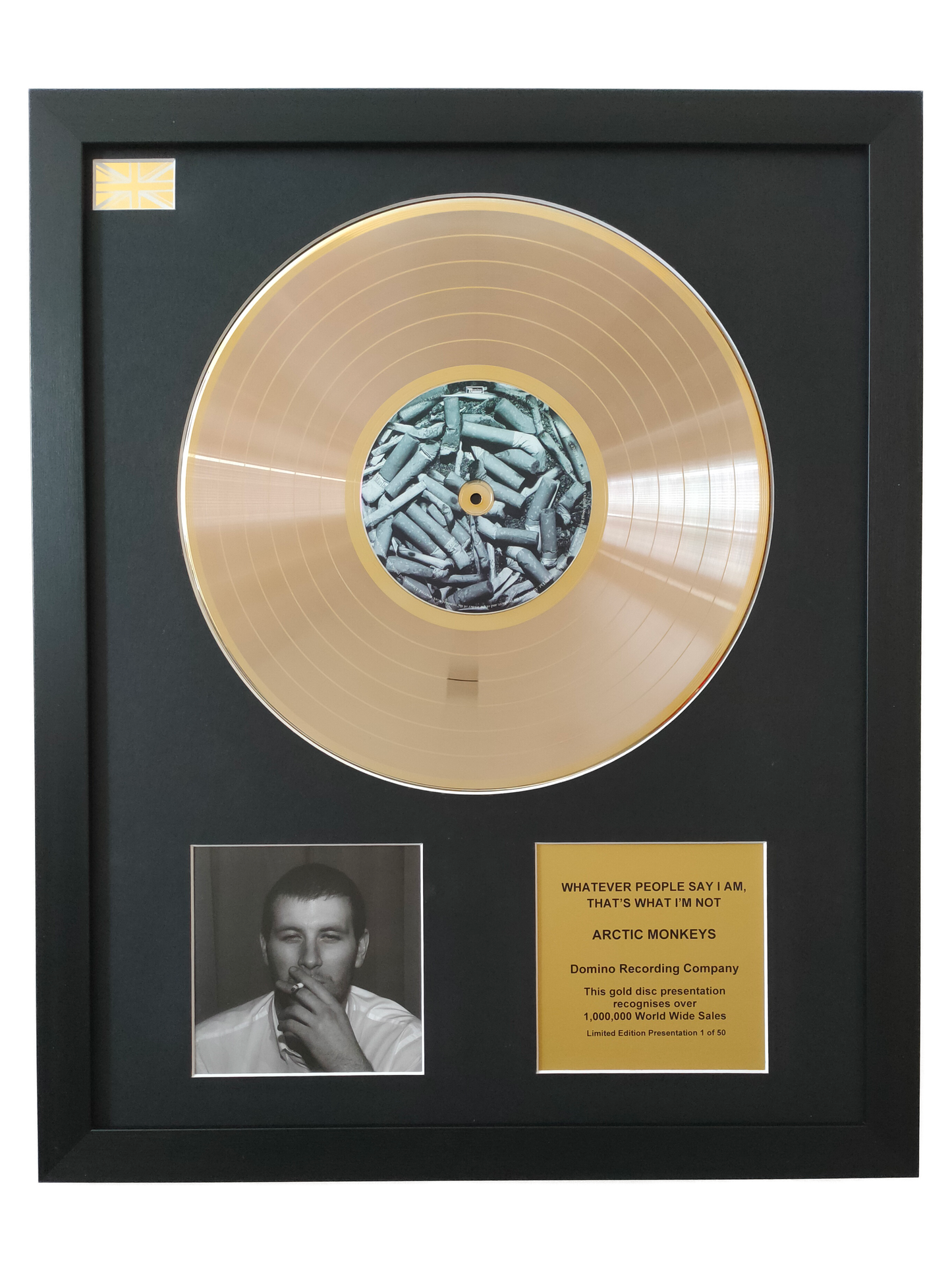 ARCTIC MONKEYS – Whatever People Say I Am, That’s What I’m Not | Gold Record & CD Presentation