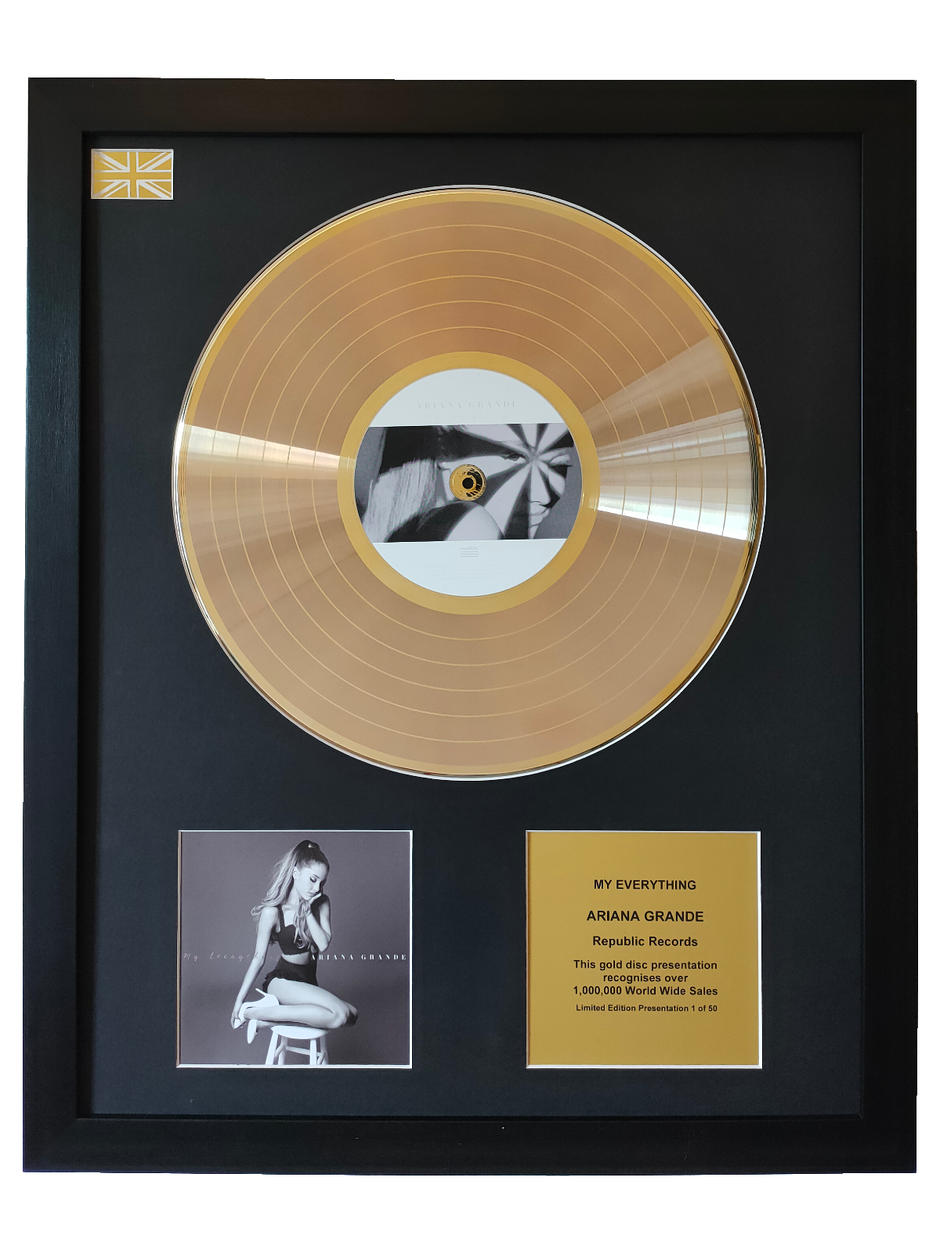 Ariana Grande Gold Record Collection – The Gold Record Company