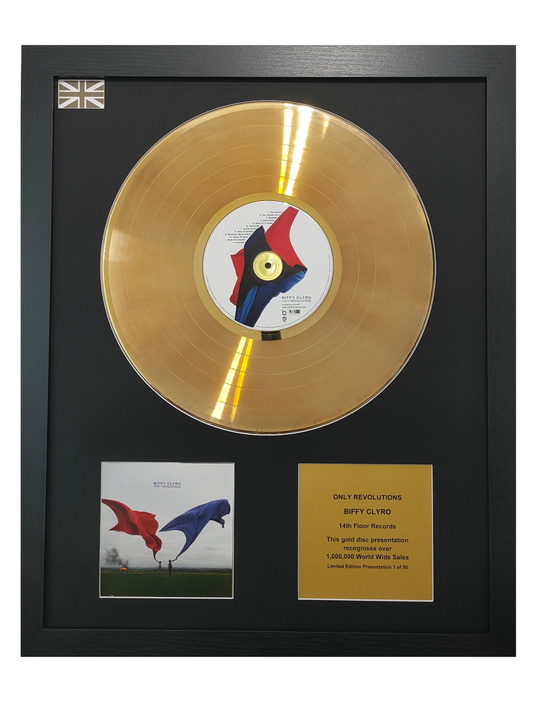 BIFFY CLYRO - Only Revolutions | Gold Record & CD Presentation
