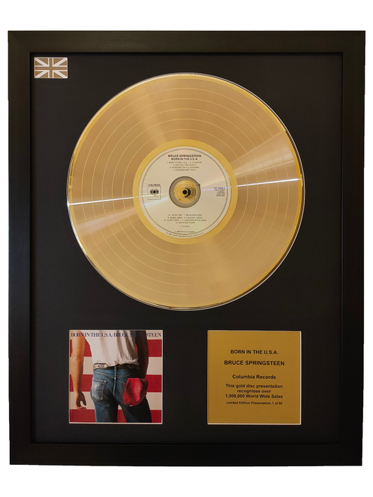 BRUCE SPRINGSTEEN - Born in the U. S. A. | Gold Record & CD Presentation