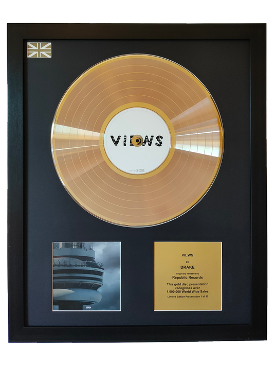 DRAKE - Views | Gold Record & CD Presentation